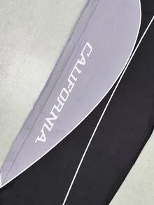 GymRaken 男士拼色休閒日常旅行運動長褲，健身房適用 - 彩色 - 查看 5