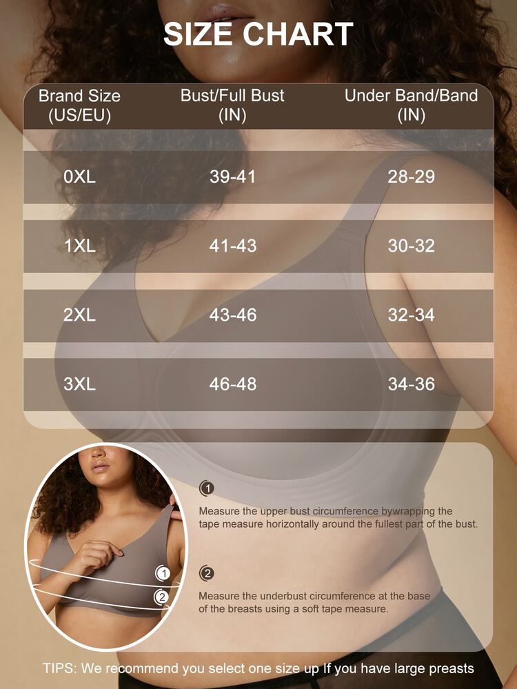 SHEIN Women's Solid Color Seamless Wireless Bra With Jelly Strips Support, Soft Comfortable Everyday Lingerie Vacation Essential. - Dusty Purple - View 5