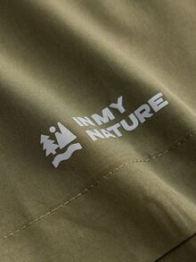 In My Nature 女款戶外休閒拉鍊長袖口袋夾克 - 軍綠色 - 查看 11