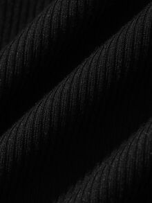 FRIFUL Women's Round Neck Contrast Lace Back Tie Cinched Waist Elegant Vintage Goth Long Sleeve Dress Halloween Party Night Dinner Black And Beige Fall - Black - View 3