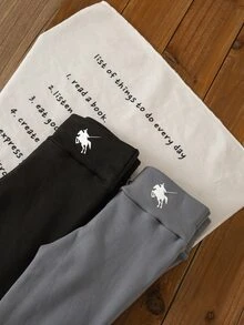 SHEIN 女童小女孩冬季休閒百搭保暖內裡內搭褲 - 彩色 - 查看 6