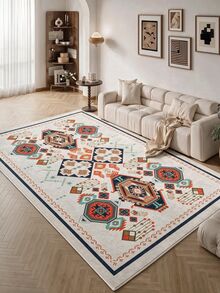 Non-Slip, Washable, Digitally Printed Rug, Runner, Kitchen Rug, Suitable For Living Room ,Bedroom , Outdoor - White - View 6