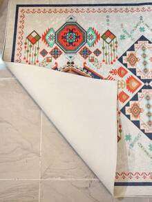 Non-Slip, Washable, Digitally Printed Rug, Runner, Kitchen Rug, Suitable For Living Room ,Bedroom , Outdoor - White - View 3