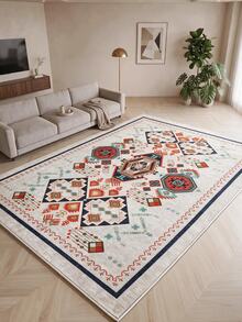 Non-Slip, Washable, Digitally Printed Rug, Runner, Kitchen Rug, Suitable For Living Room ,Bedroom , Outdoor - White - View 5