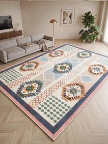 Non-Slip, Washable, Digitally Printed Rug, Runner, Kitchen Rug, Suitable For Living Room ,Bedroom , Outdoor - Baby Pink - View 7