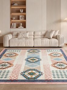 Non-Slip, Washable, Digitally Printed Rug, Runner, Kitchen Rug, Suitable For Living Room ,Bedroom , Outdoor - Baby Pink - View 4