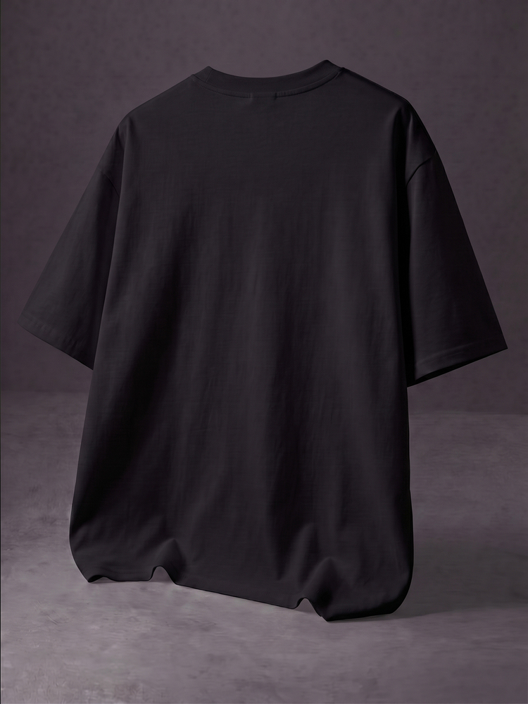 Manfinity EMRG Men's Milk Silk Short Sleeve T-Shirt, Summer - Black - View 4