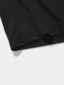Manfinity EMRG Men's Milk Silk Short Sleeve T-Shirt, Summer - Black - View 6