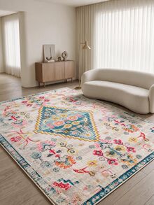 Non-Slip, Washable, Digitally Printed Rug, Runner, Kitchen Rug - Mint Green - View 4