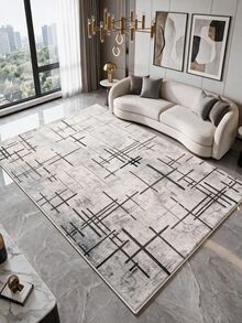 Non-Slip, Washable, Digitally Printed Rug, Runner, Kitchen Rug - Grey - View 4