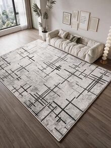 Non-Slip, Washable, Digitally Printed Rug, Runner, Kitchen Rug - Grey - View 2