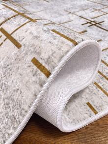 Non-Slip, Washable, Digitally Printed Rug, Runner, Kitchen Rug - Coffee Brown - View 7