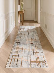 Non-Slip, Washable, Digitally Printed Rug, Runner, Kitchen Rug - Coffee Brown - View 3