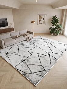 Non-Slip, Washable, Digitally Printed Rug, Runner, Kitchen Rug - Light Grey - View 5
