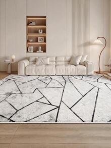 Non-Slip, Washable, Digitally Printed Rug, Runner, Kitchen Rug - Light Grey - View 2