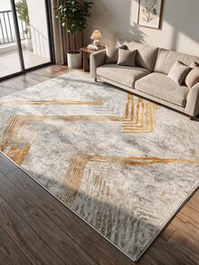 Non-Slip, Washable, Digitally Printed Rug, Runner, Kitchen Rug - Mustard Yellow - View 6