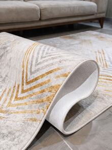 Non-Slip, Washable, Digitally Printed Rug, Runner, Kitchen Rug - Mustard Yellow - View 10