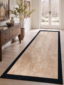 Non-Slip, Washable, Digitally Printed Rug, Runner, Kitchen Rug - Mocha Brown - View 4