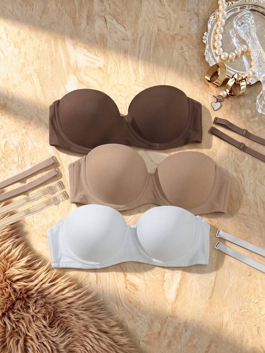 DesireSculpt Women's Underwire Bra 3pcs/Pack - Multicolor - View 1