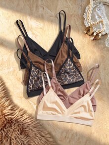 Bare Chapter Women's Wireless Bra 5-Piece Set - Multicolor - View 1