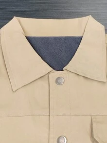 Whitmere New Men's Thermal Lined Warm Spring/Autumn Outdoor Camping Jacket - Khaki - View 3