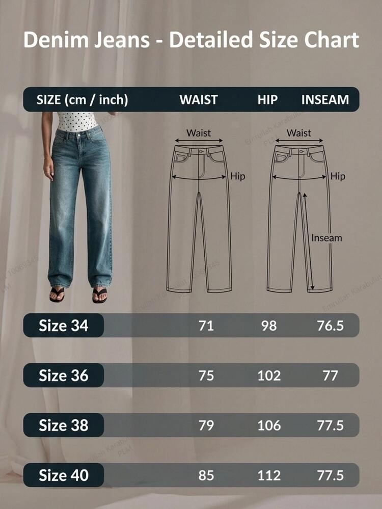 EURMUSE LOW RISE CROPPED STRAIGHT CUT WOMEN JEAN - Dusty Blue - View 9
