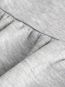GentleRue Maternity Sweatshirt Hamil Lengan Panjang Warna Polos untuk Pemakaian Sehari-hari - Light Grey - View 9