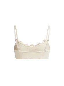 Ocili Women's Bow Decor Sexy Daily Spaghetti Strap Bra - Apricot - View 2