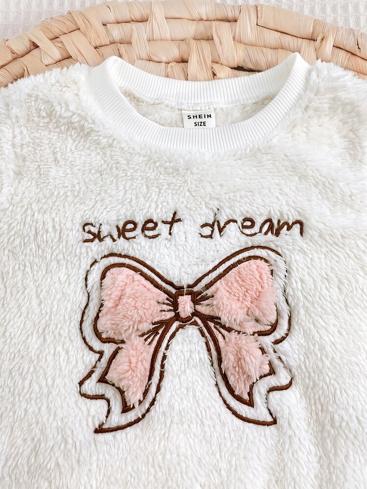 SHEIN Baby Girls Autumn Winter Pajamas - Pink - View 3