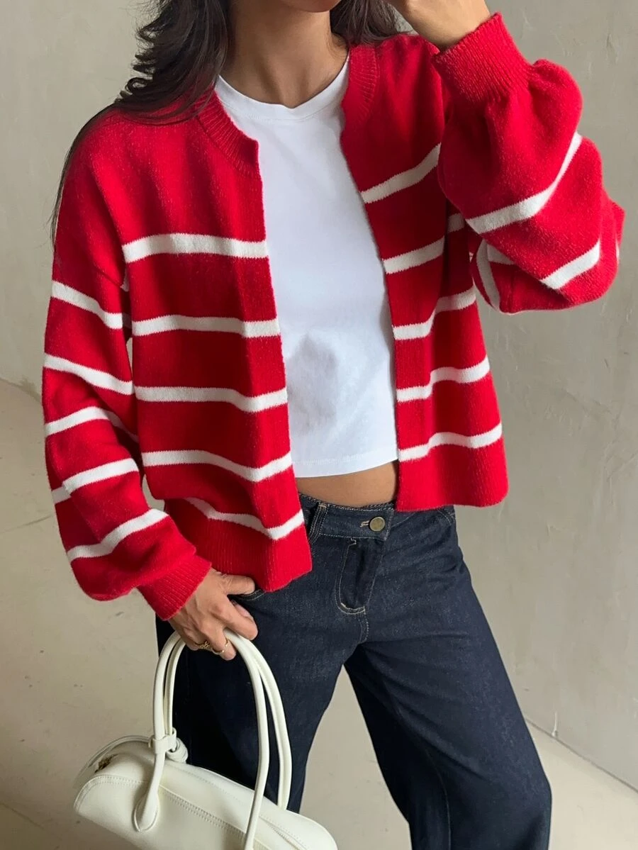 Glamine 2026 Spring/Autumn New Gradient Color Fashion Party Elegant Style Women's Cardigan Sweater