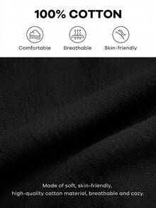Shapeblank Plus-Size Women's Spring/Summer Fashionable Casual Loose Comfortable Everyday All-Match Versatile Slimming Linen Apricot Elastic Waist Shorts, Vacation , Women Bottom, Simple Style, Curve Shorts - Black - View 8