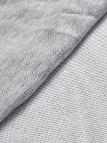 Veykashi USA Flag Independence Day Casual Minimalist Print Pattern Round Neck Long Sleeve Loose Fit Women's Sweatshirt Winter - Grey - View 7