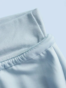 SHEIN Dewbera Women's Casual Versatile Sports Long Pants - Blue - View 8