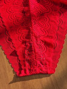 Divavoom 4 chiếc quần lót nữ size lớn bằng ren, cạp lưng chữ - Nhiều màu - Xem 8