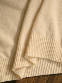 MOTF ROMPI SWEATER WANITA BORDIR PAYET LEHER V - Aprikot - View 9