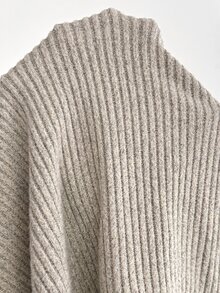 SHEIN Autumn Grey Slim-Fit Nursing Top – Casual Decent Baggy Everyday Out-And-About Wear Fall Formal Home Wear Breastfeeding - Apricot - View 2