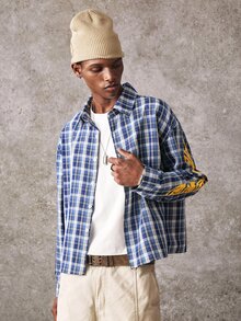 ROMWE MEN Casual Men Shirts - Multicolor - View 6