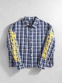 ROMWE MEN Casual Men Shirts - Multicolor - View 10