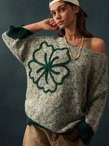 Bohemela Suéteres de mujer para uso diario y viajes, gris, otoño - Multicolor - Ver 3