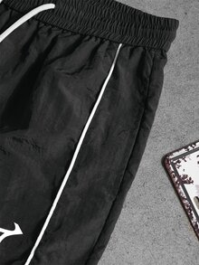 Gym Rark Men's Casual Adjustable Drawstring Jogger Sweatpants - Black - View 4