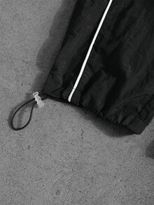 Gym Rark Men's Casual Adjustable Drawstring Jogger Sweatpants - Black - View 3
