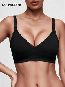 SHAPORA Bra Menyusui Hamil Wanita Terlaris, Modis, Nyaman, Minimalis, Warna Polos, Berkualitas Tinggi, dan Berkinerja Baik, 5pcs/Pack - MultiWarna - View 5