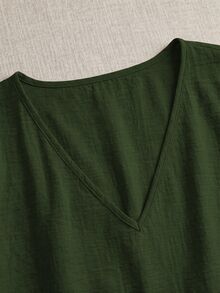 Zayélia Fall Clothes FOR WomenWomen's Woven Casual Resort Summer Blouse - Dark Green - View 7