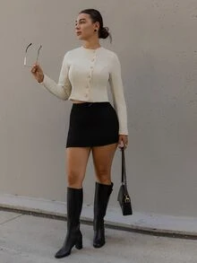 Andrea Bello Áo sơ mi nữ vải tweed, cổ áo bất đối xứng, khuy kim loại trang trí, áo sơ mi dài tay, áo khoác nữ, áo vest nữ, áo sơ mi công sở thanh lịch màu trơn họa tiết sao biển, áo kiểu màu kem cho nữ, áo kiểu sang trọng cho nữ, áo khoác màu kem cho nữ, áo kiểu cài khuy hình ngôi sao cho nữ, áo khoác mùa đông, áo khoác mùa thu, áo mùa đông cho nữ, áo đi chơi mùa thu, phong cách Y2K, phụ nữ thượng lưu, áo kiểu thanh lịch cho nữ. - Màu be - Xem 4
