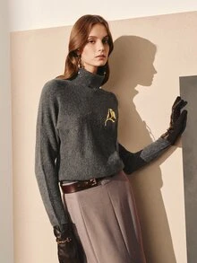 MOTF PREMIUM WOMEN'S AUTUMN/WINTER ALL-MATCH VERSATILE KNIT SWEATER - Grey - View 7