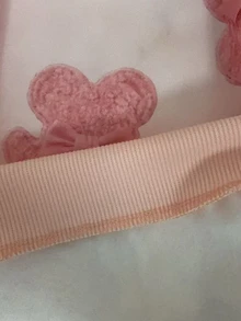 女童圓領衛衣，公主嬰兒粉熊設計，春秋款，蝴蝶結裝飾，印花套頭上衣，7歲生日 - 彩色 - 查看 5