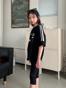 DAZY 青少年女孩秋季T恤、返校服装 - 黑色 - 查看 5