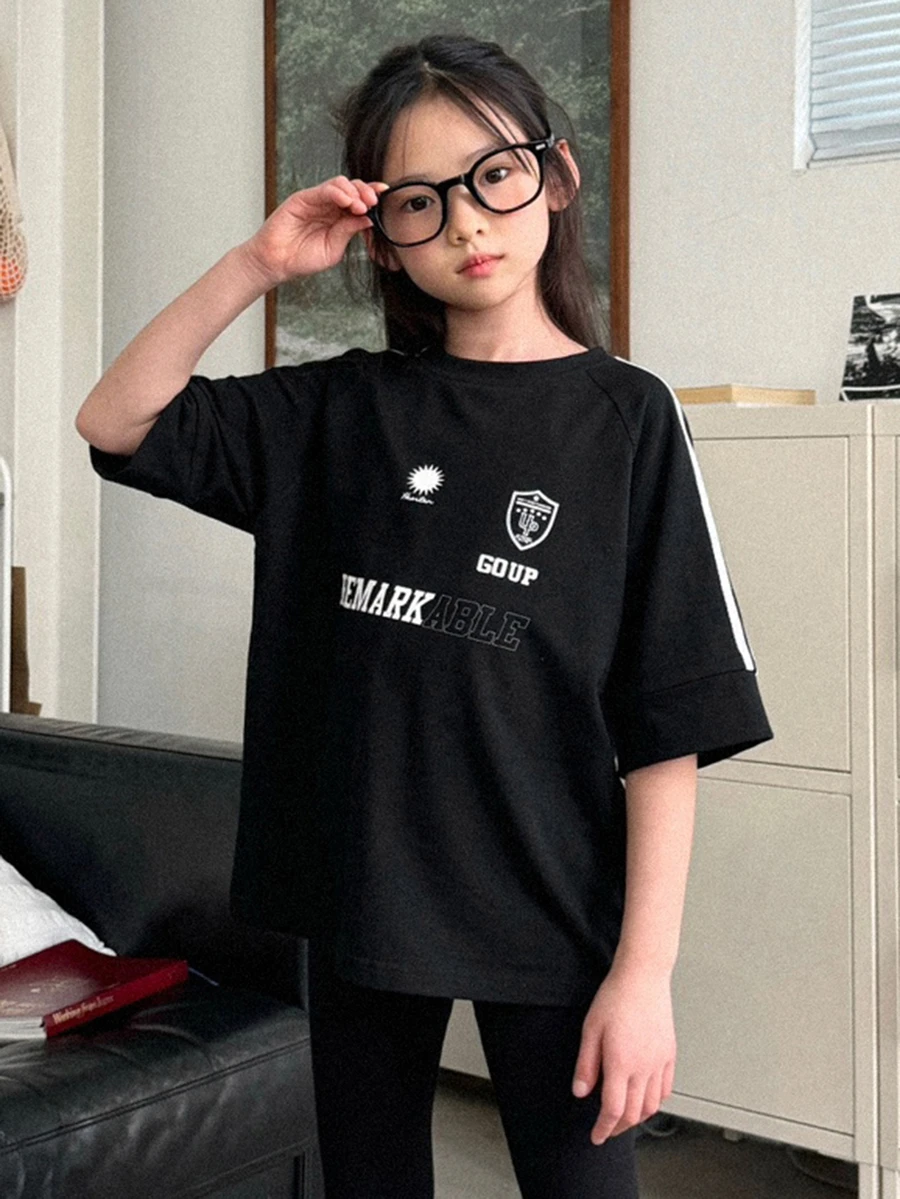 DAZY 青少年女孩秋季T恤、返校服装 - 黑色 - 查看 1