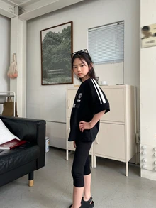 DAZY 青少年女孩秋季T恤、返校服装 - 黑色 - 查看 6