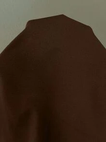 Aloruh 女款優雅通勤休閒素色背心上衣，黃色上衣，社交T恤，辦公室穿著女裝，工作上衣，時尚上衣，鄉村音樂會，Y2K，夏季 - 摩卡棕 - 查看 8